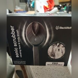 NWT Black Wolf Sonic Scrubber